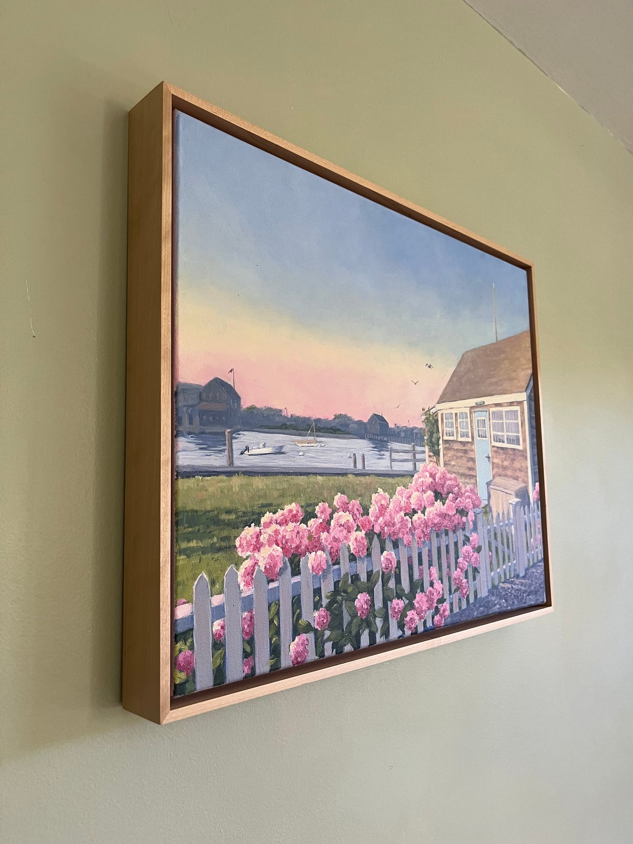 Lydia Cottage with Hydrangeas 