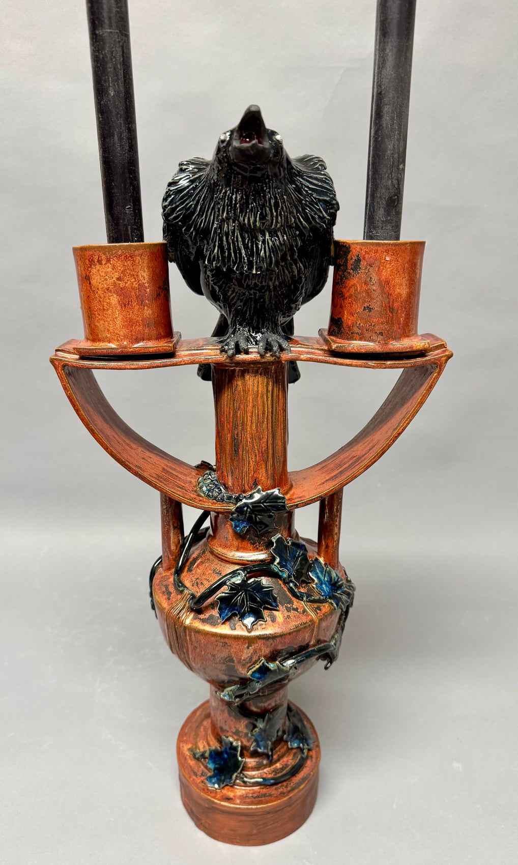 Raven Candle Holder