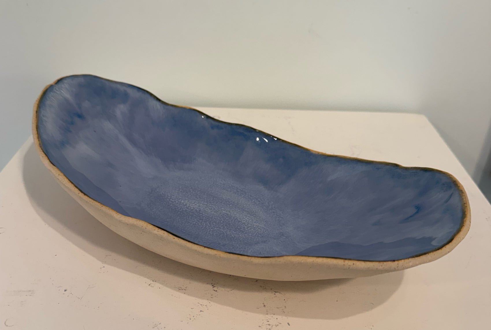 Medium Freeform Periwinkle Platter