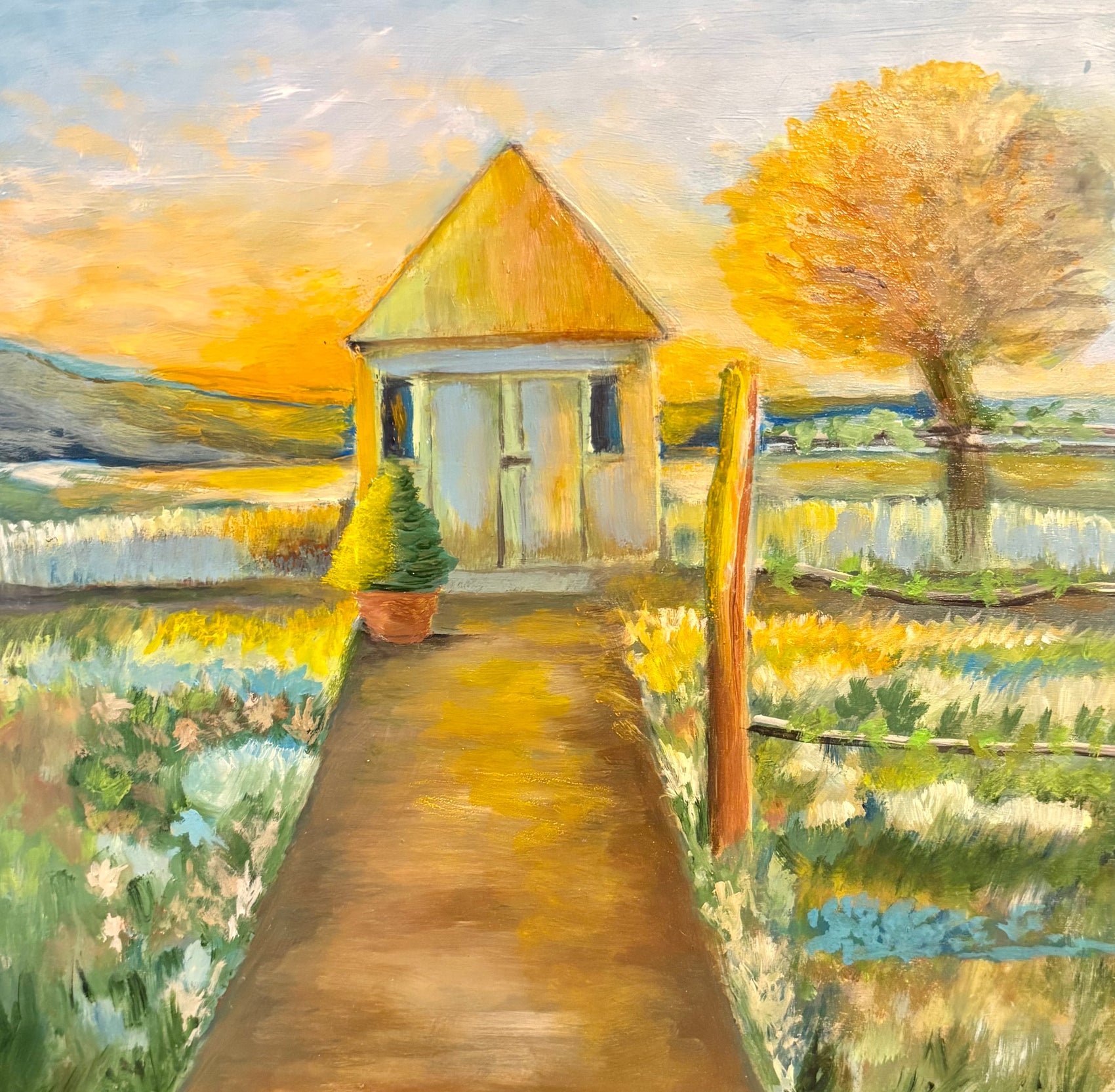 The Garden Shed in the Morning 
