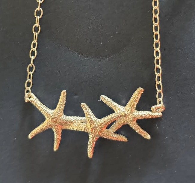 Starfish Trio Necklace