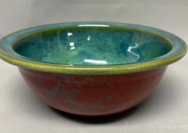 Large Ancient Copper Bowl