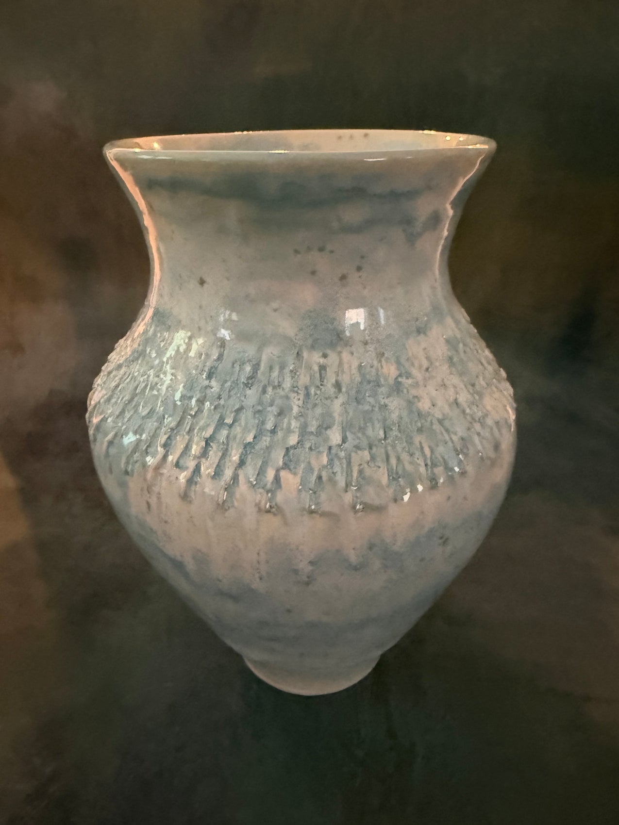 Large Nordic Blue Vase