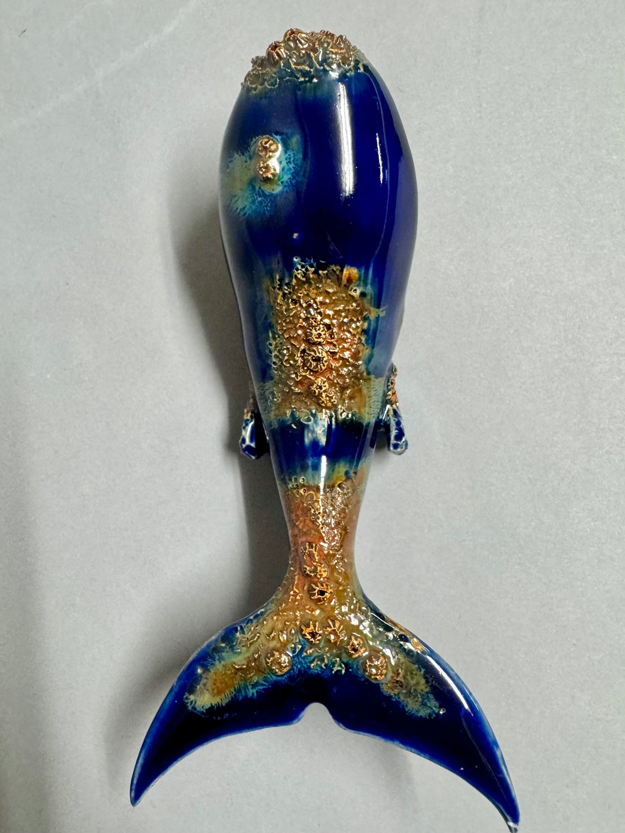 Humpback whale- small, cobalt