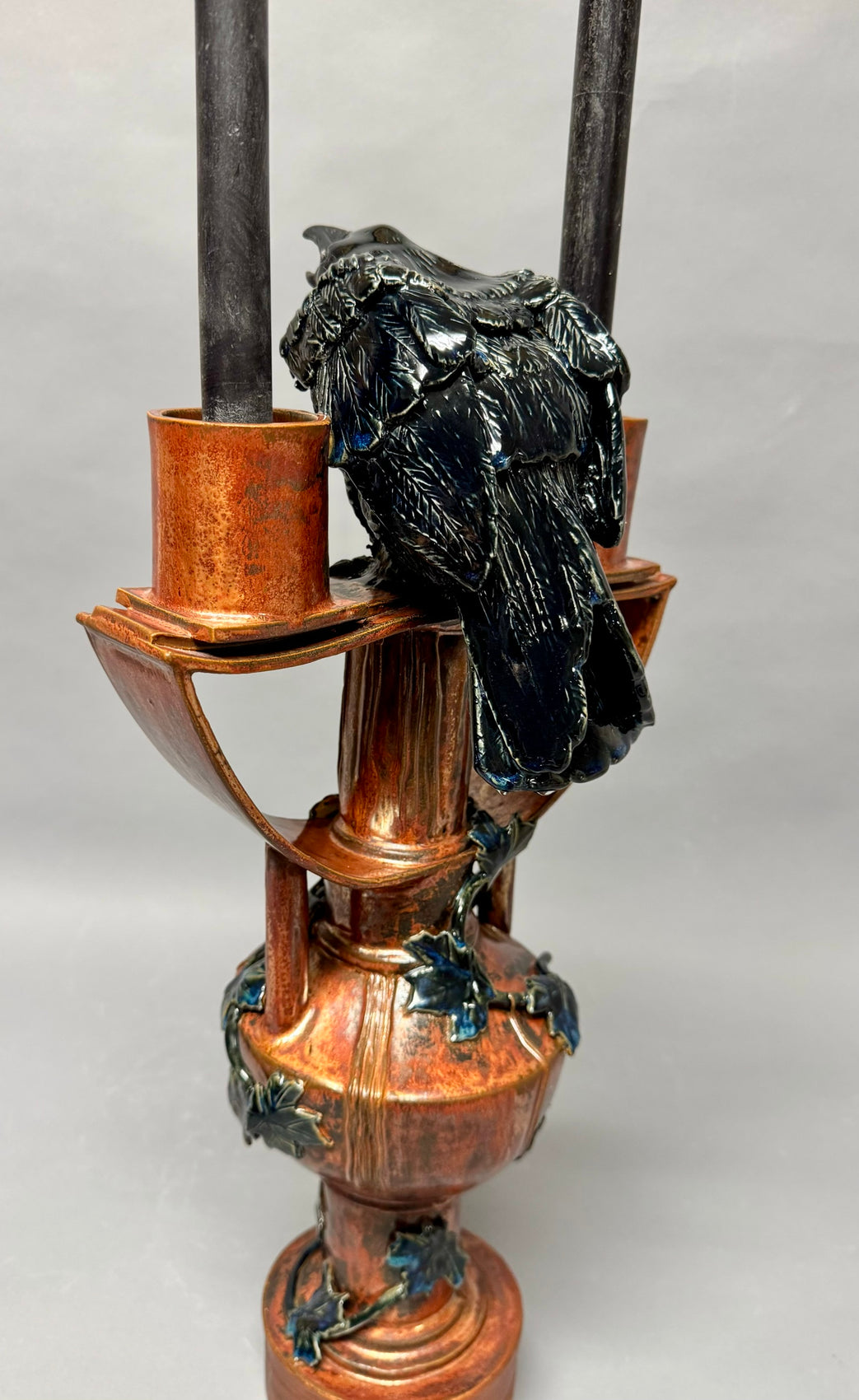 Raven Candle Holder
