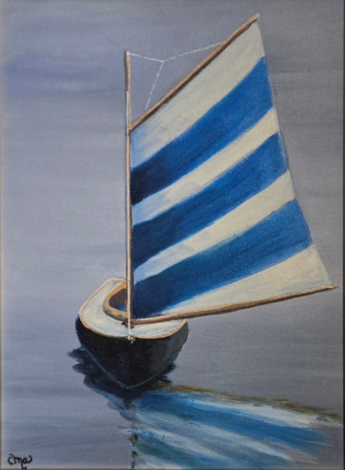 'Catboat Blue Damselfly'