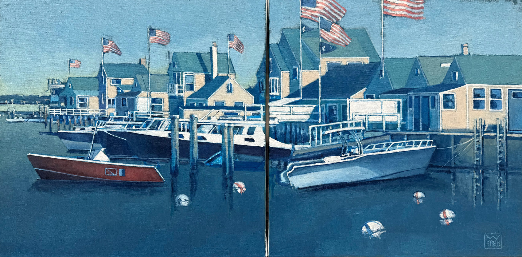 North Wharf Diptych