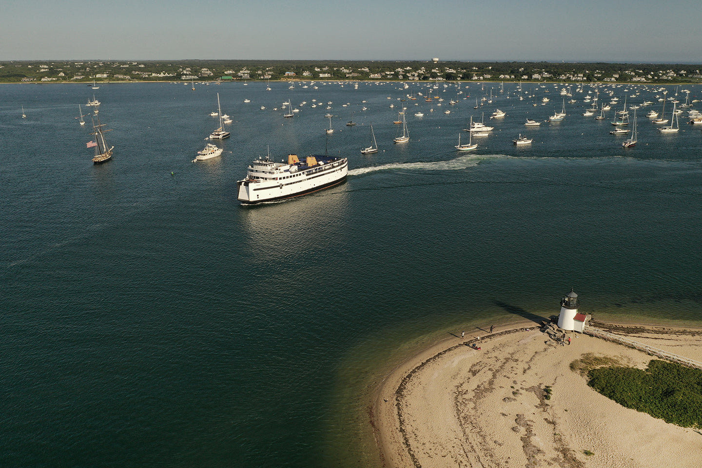 Ferry Rounding Brant Point