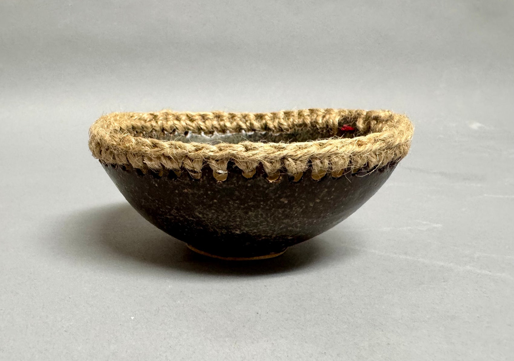 Beach treasure bowl- temmoku 