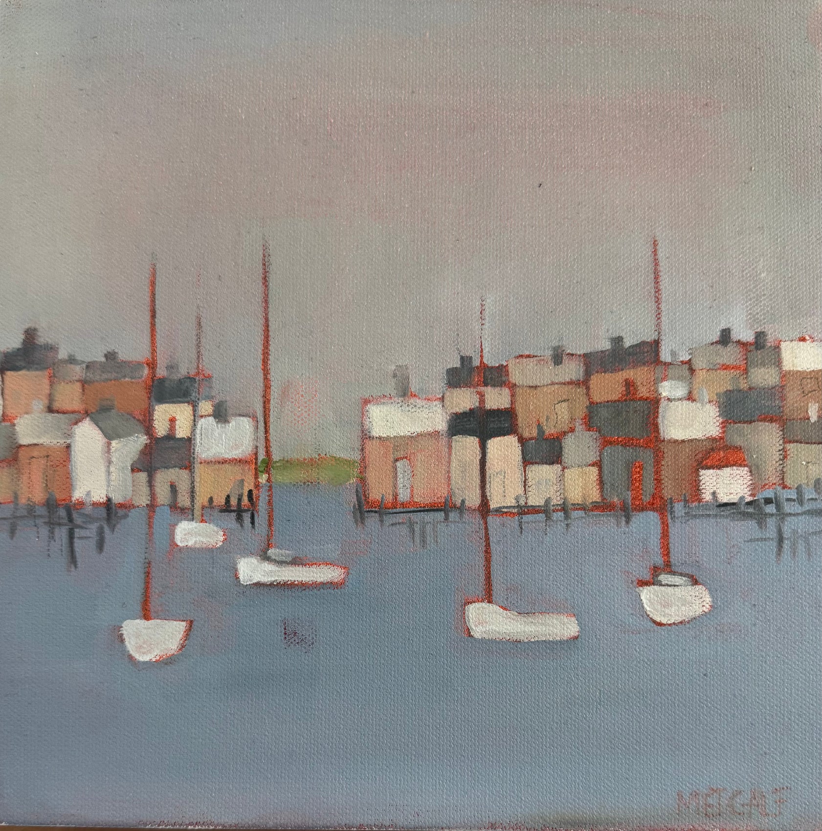 Harbor sunset