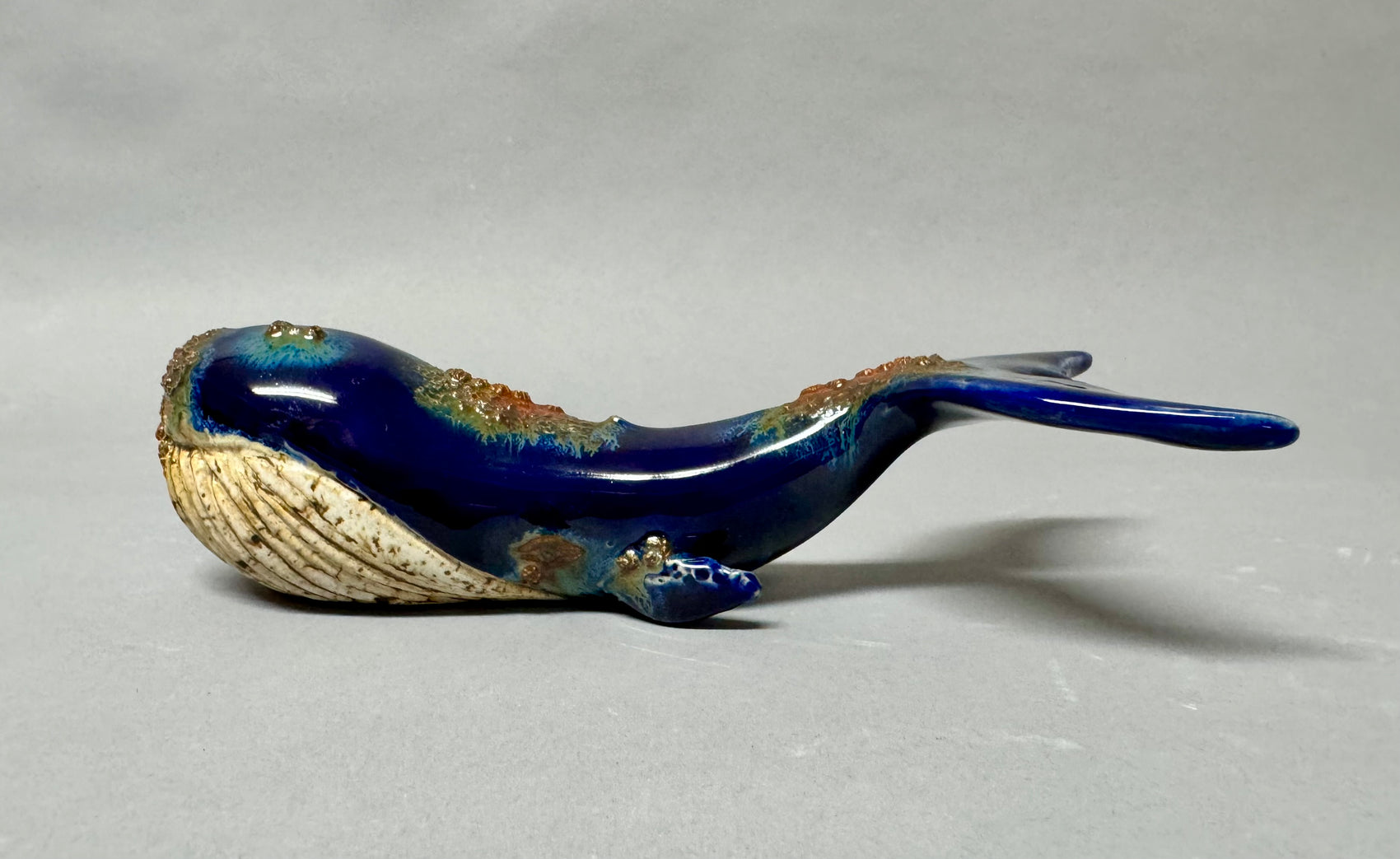 Humpback whale- cobalt small