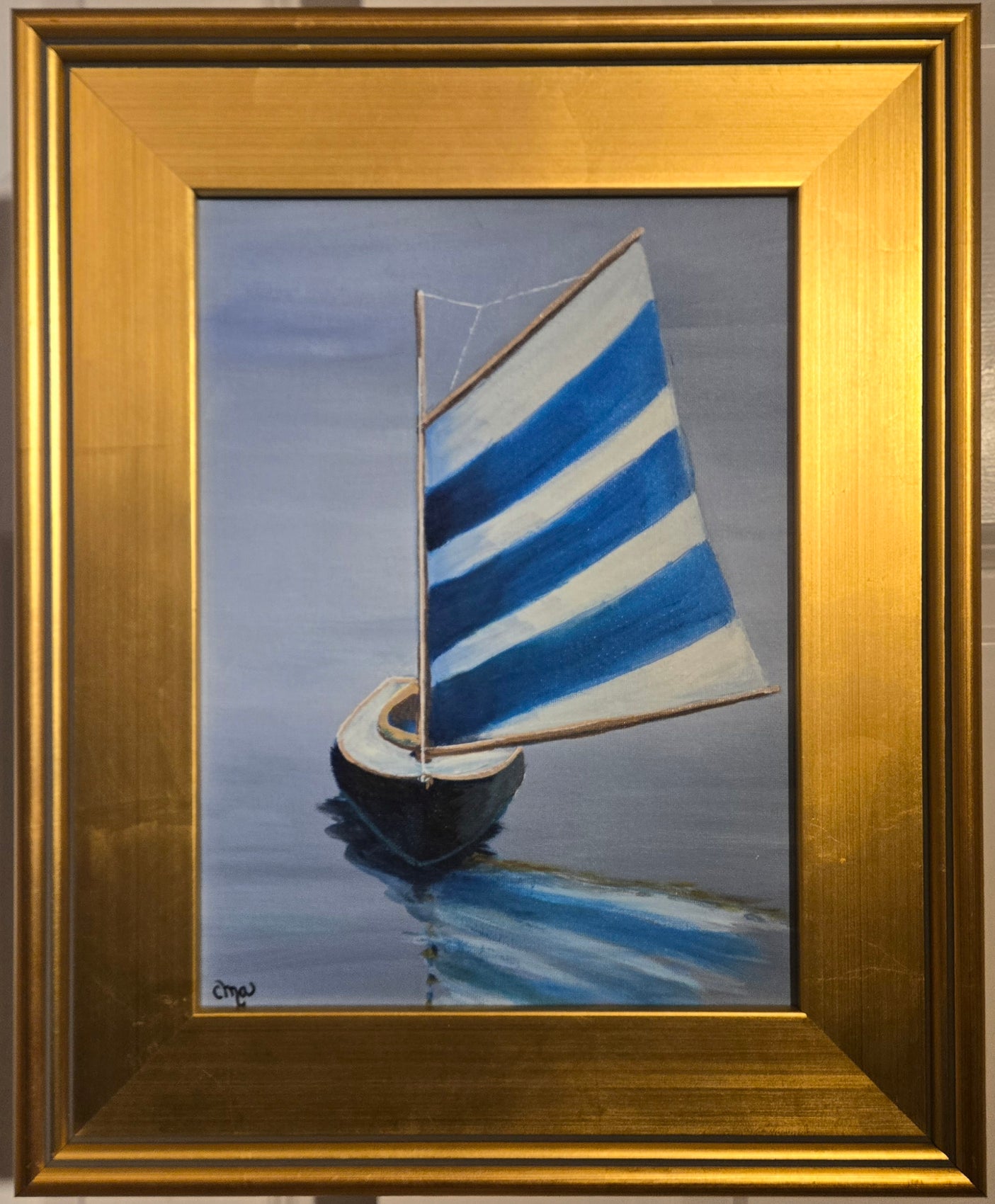 'Catboat Blue Damselfly'