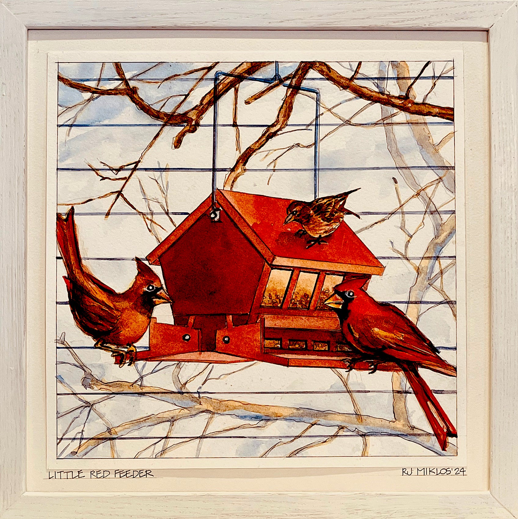 Little Red Feeder - Cardinals