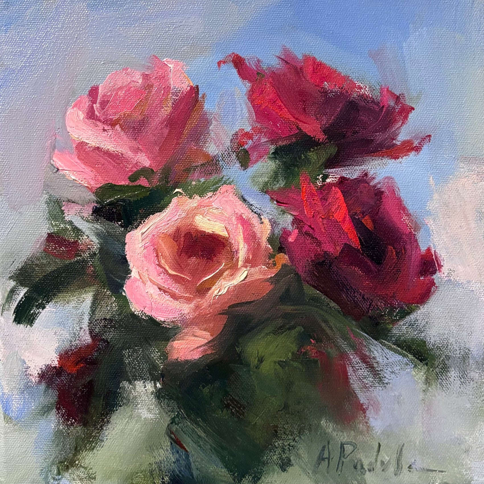 Pink & Red Roses 