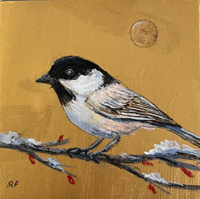Chickadee Roosting