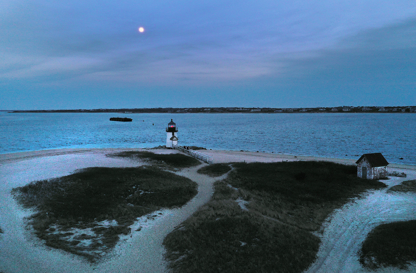 Brant Point and Moon
