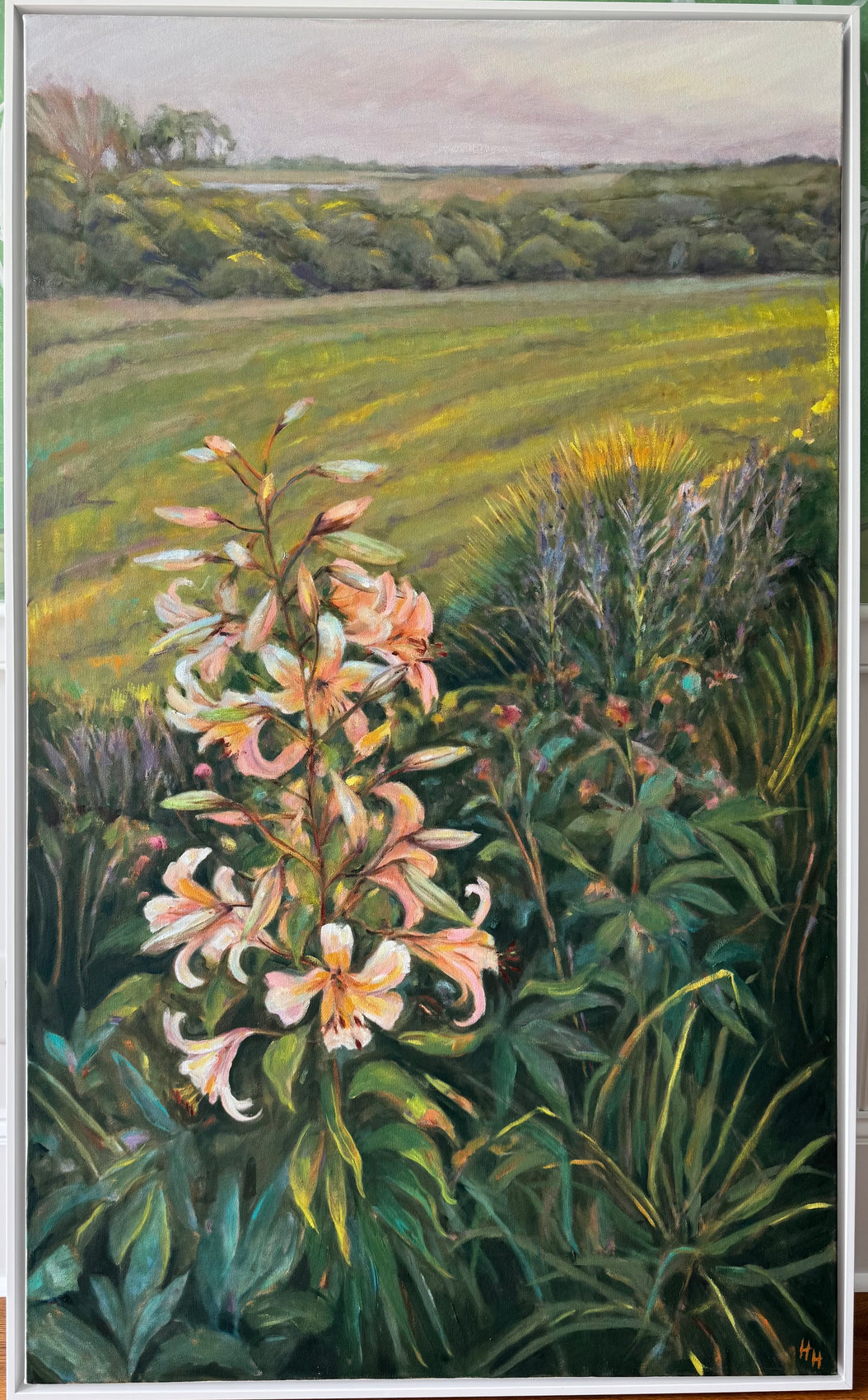 Peony, Lily, Russian Sage