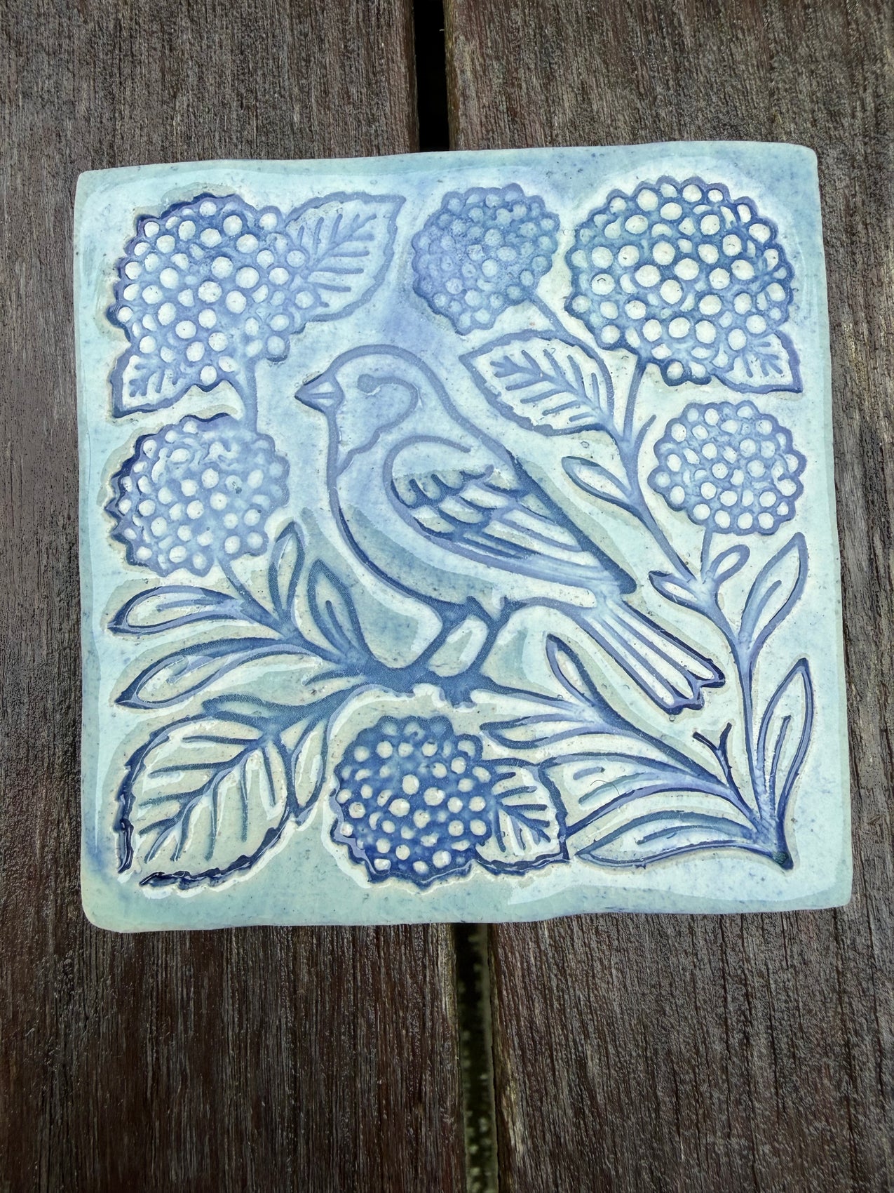 Pressed Bird Tiles