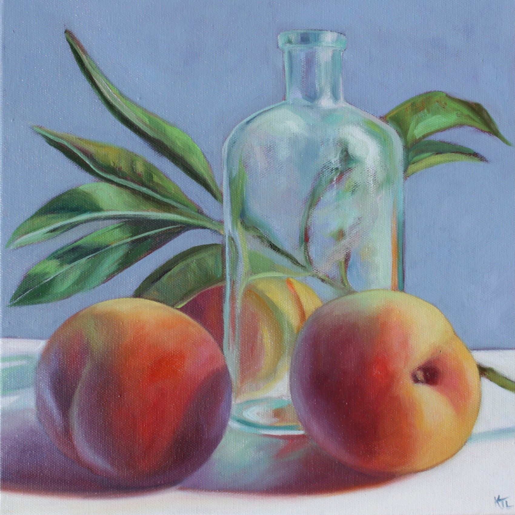 Peaches With Bottle