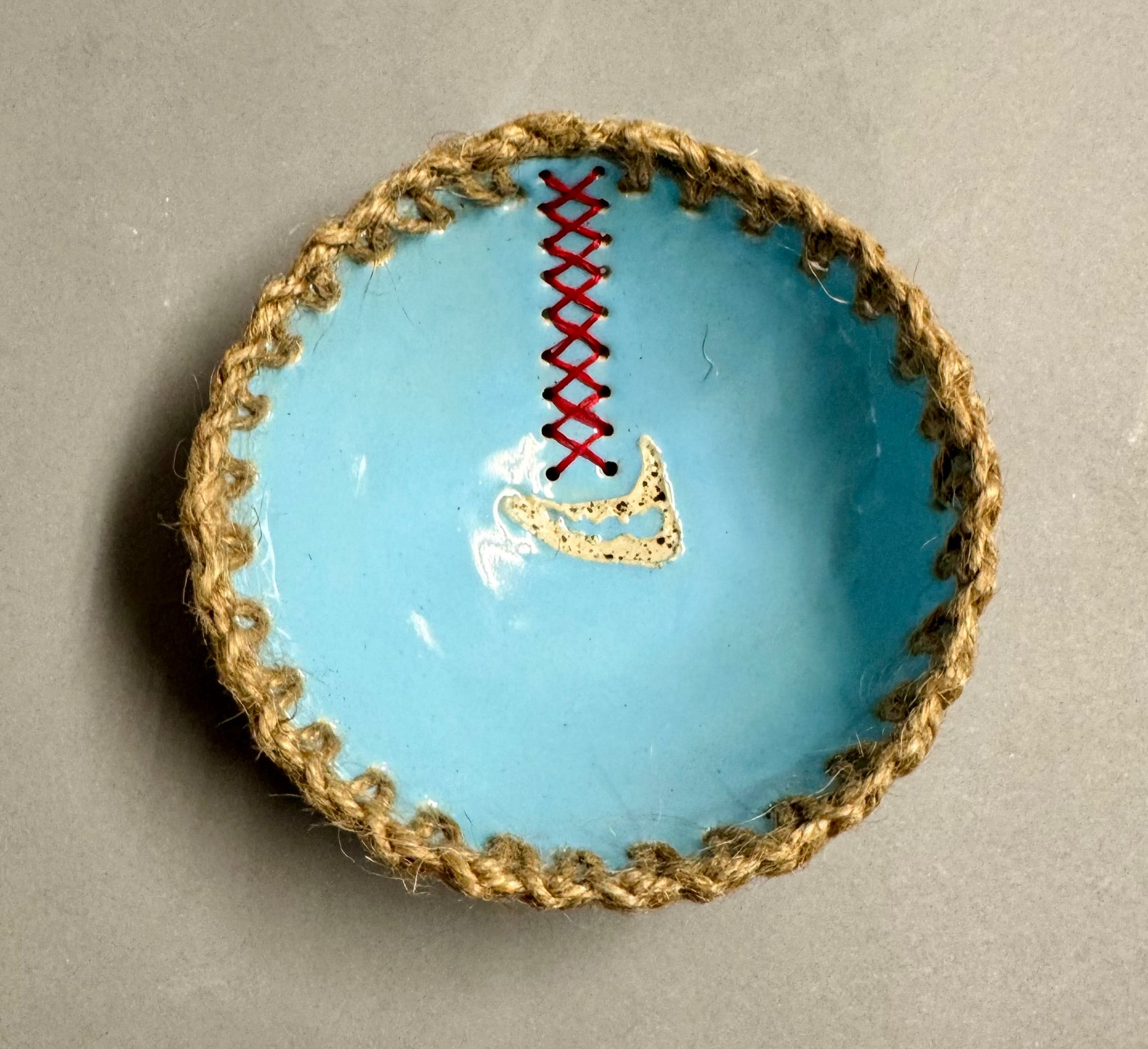 Beach treasure bowl- blue