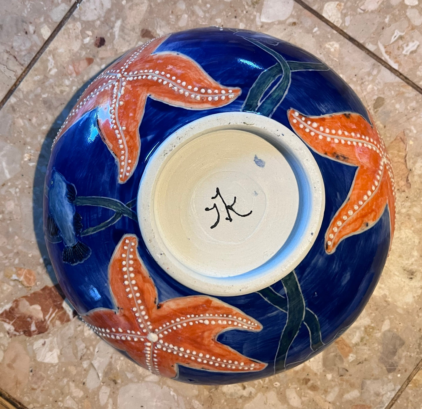 Blue Starfish Bowl