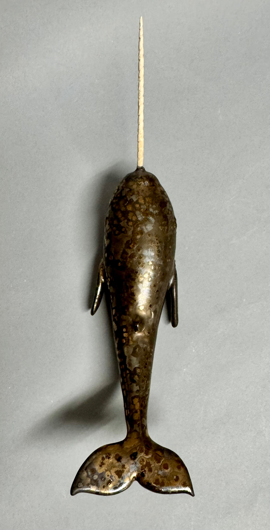 Narwhal- vintage gold