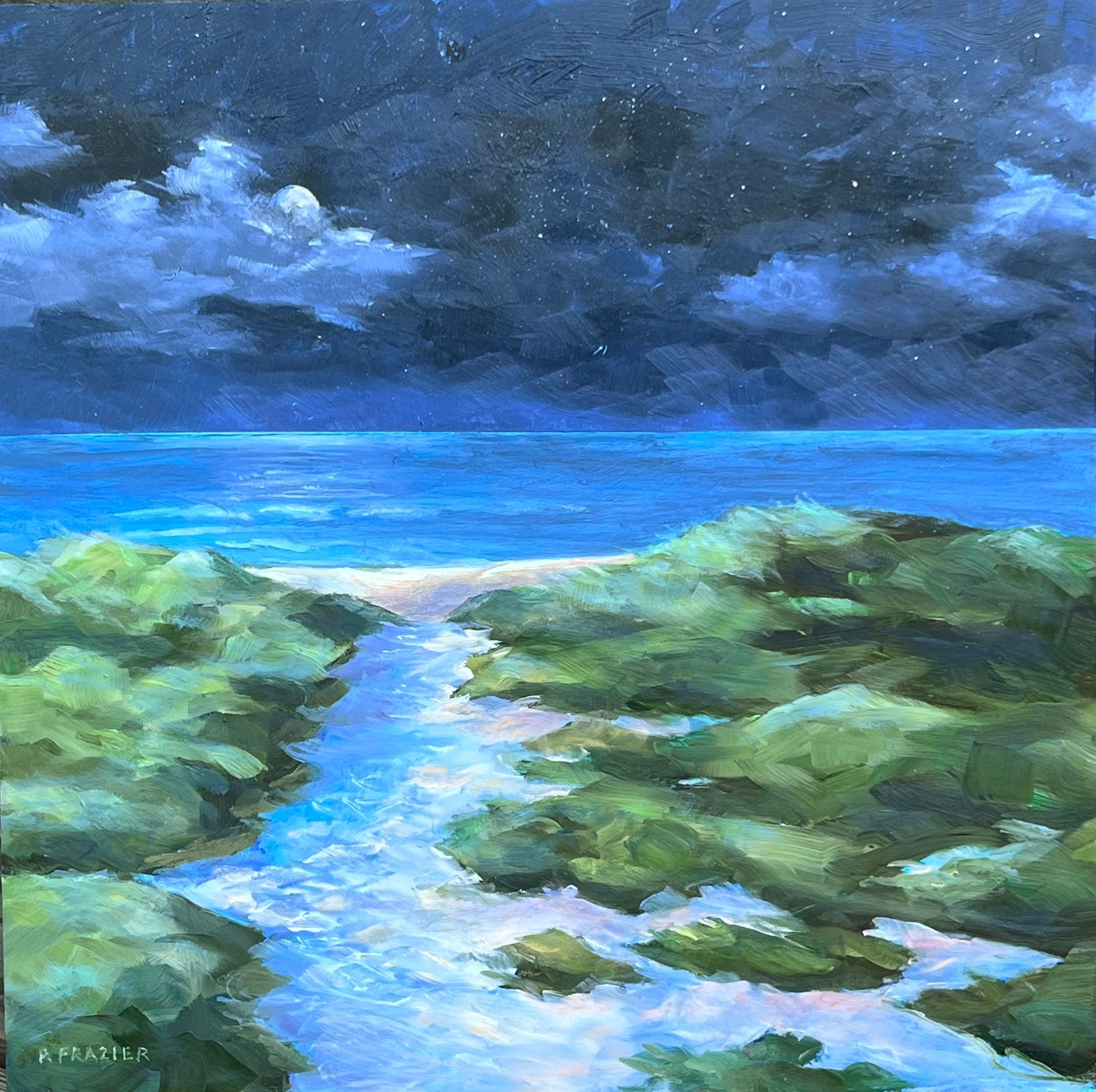 A Night Walk To the Beach
