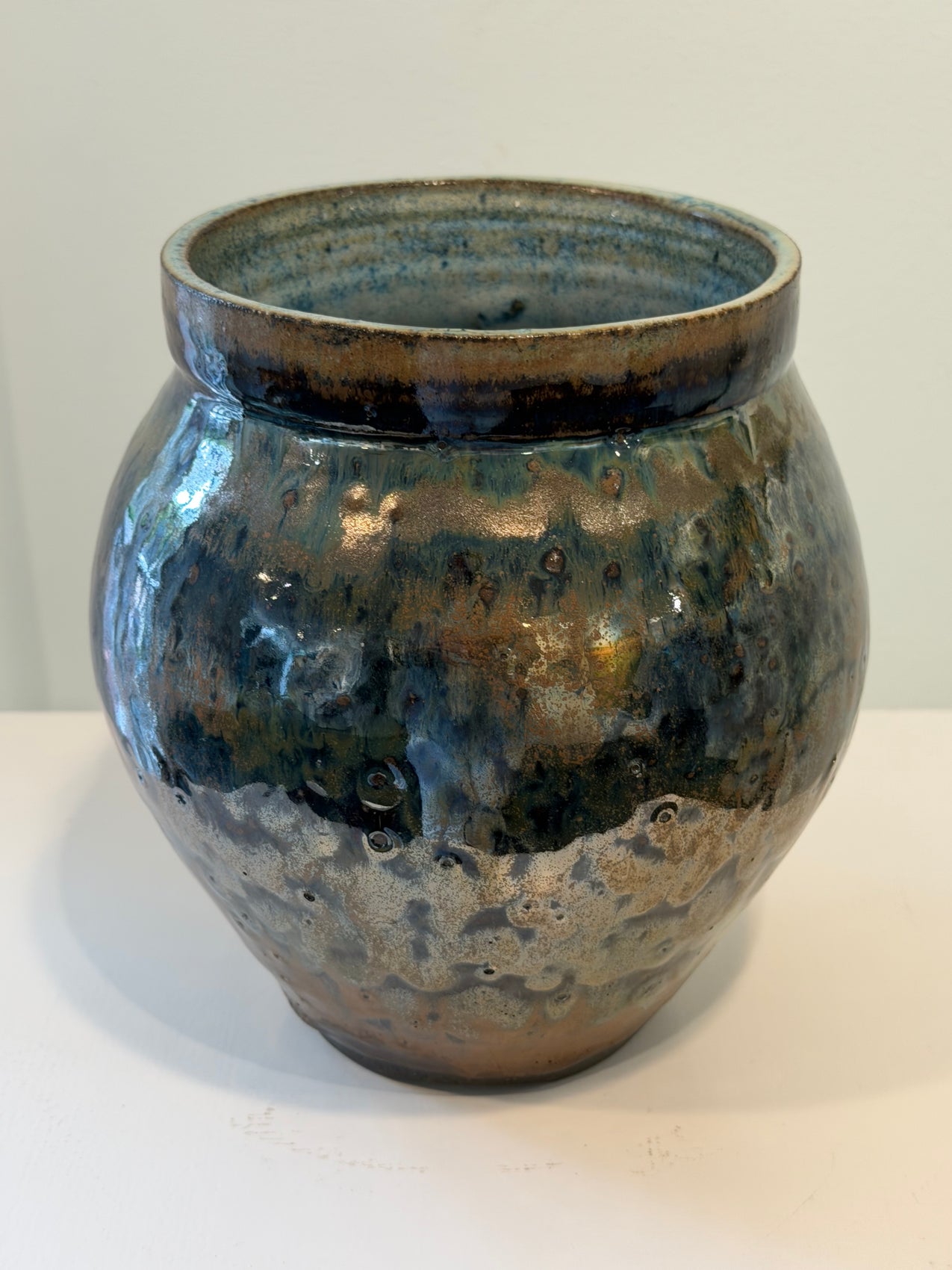 Green Tea and Black Walnut Vase 1