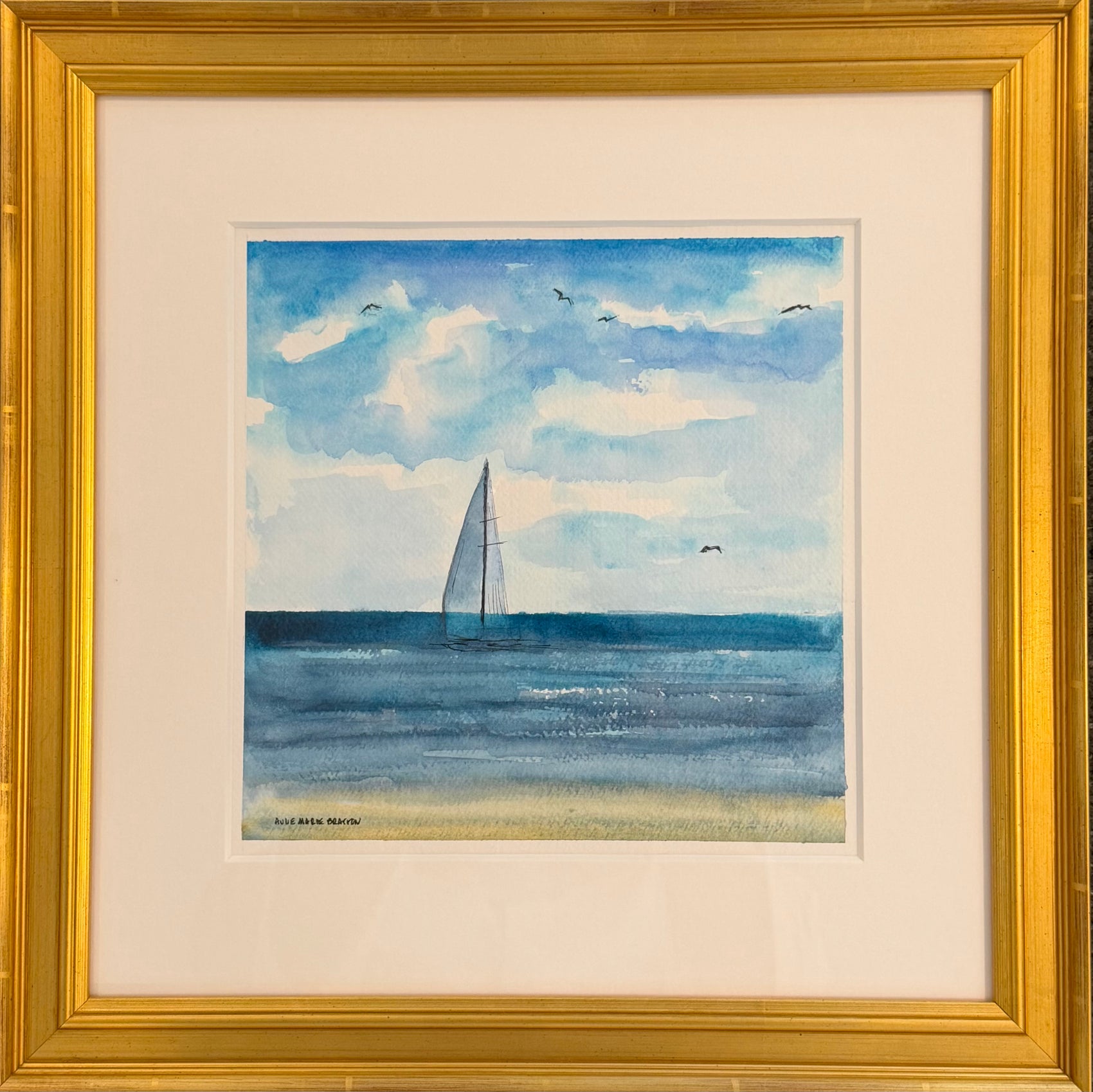 Sailing with Blue Skies and Blue Water