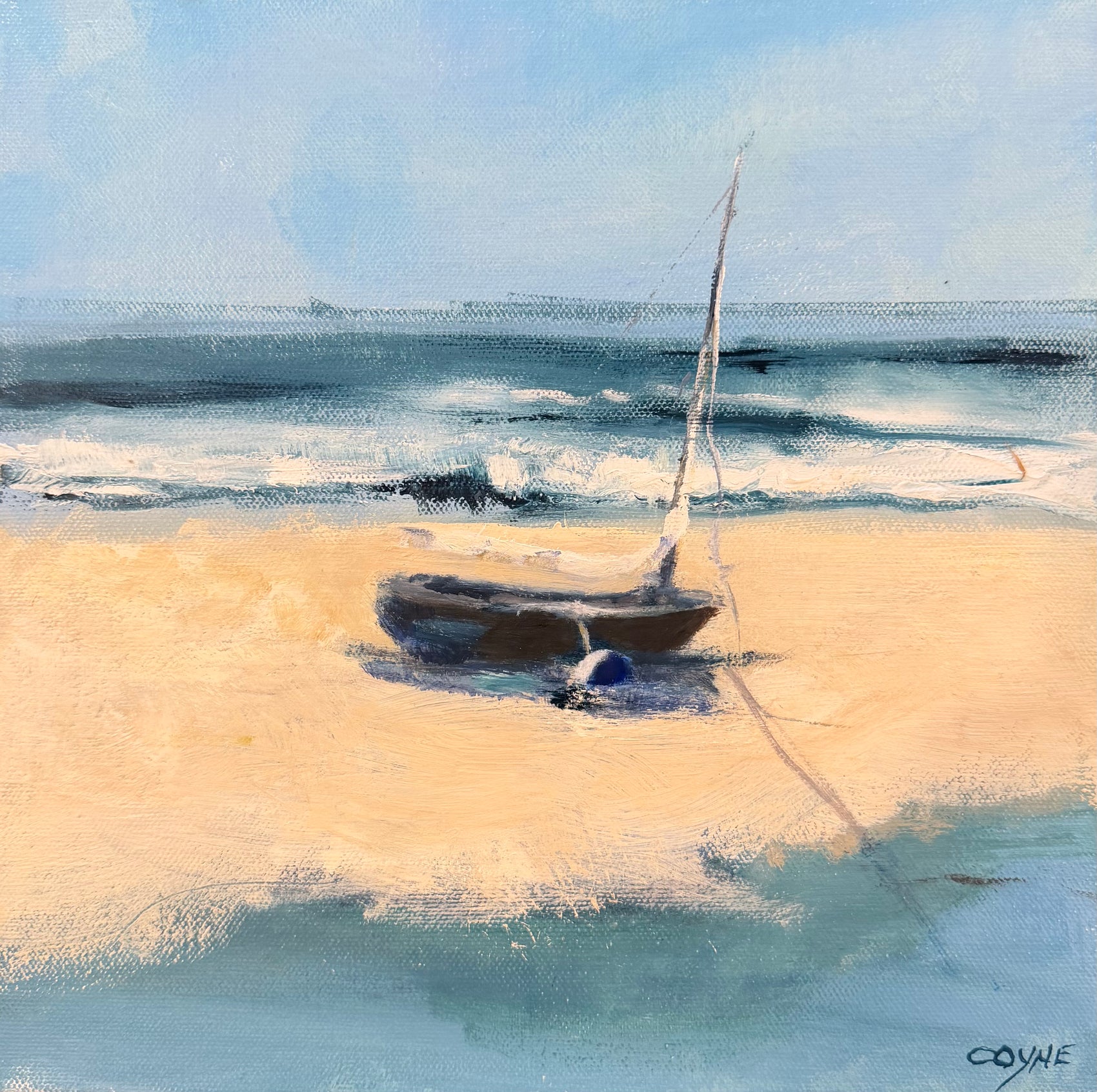 Beached on a Sandbar
