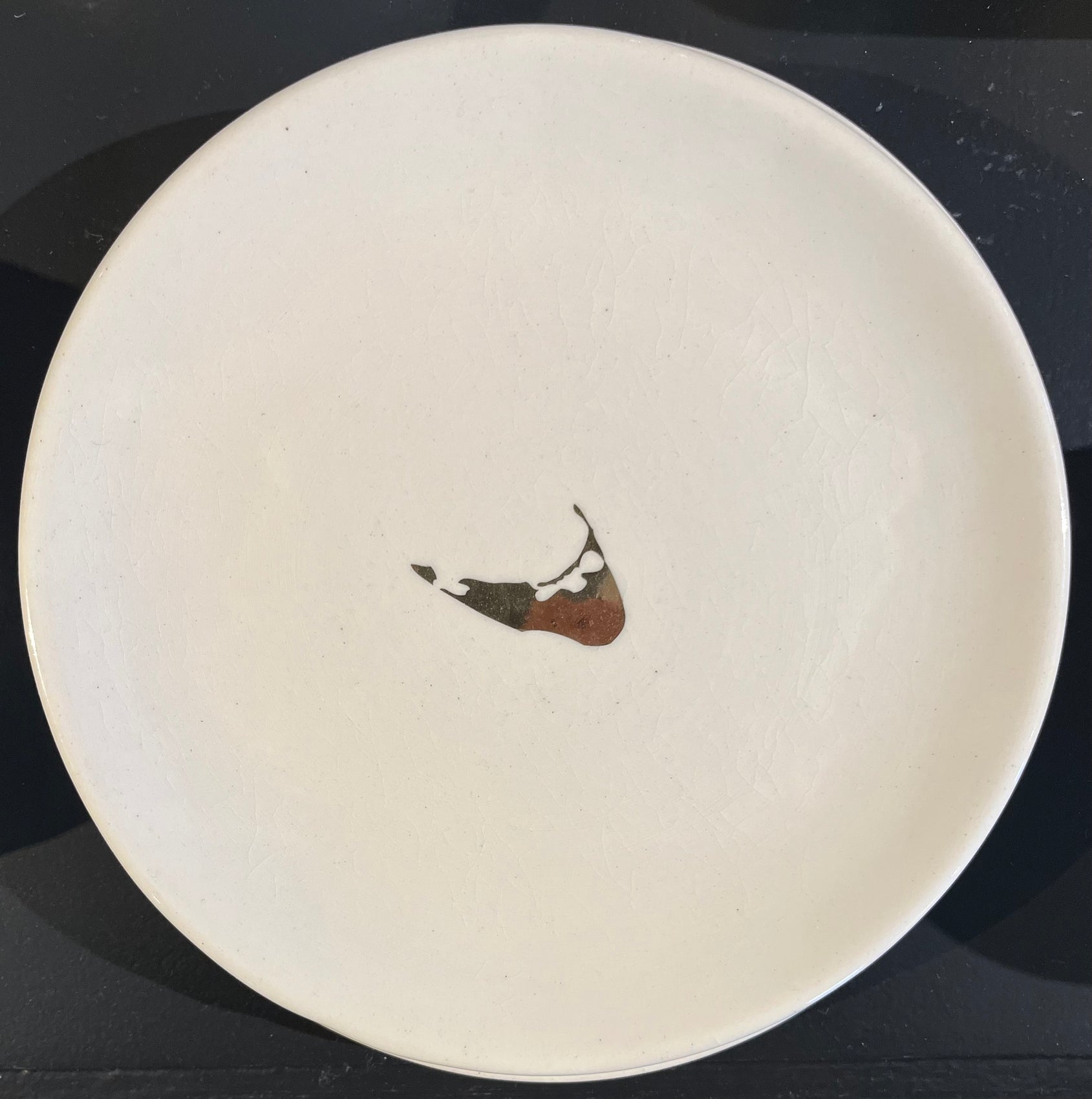 Gold Nantucket Dessert Plate