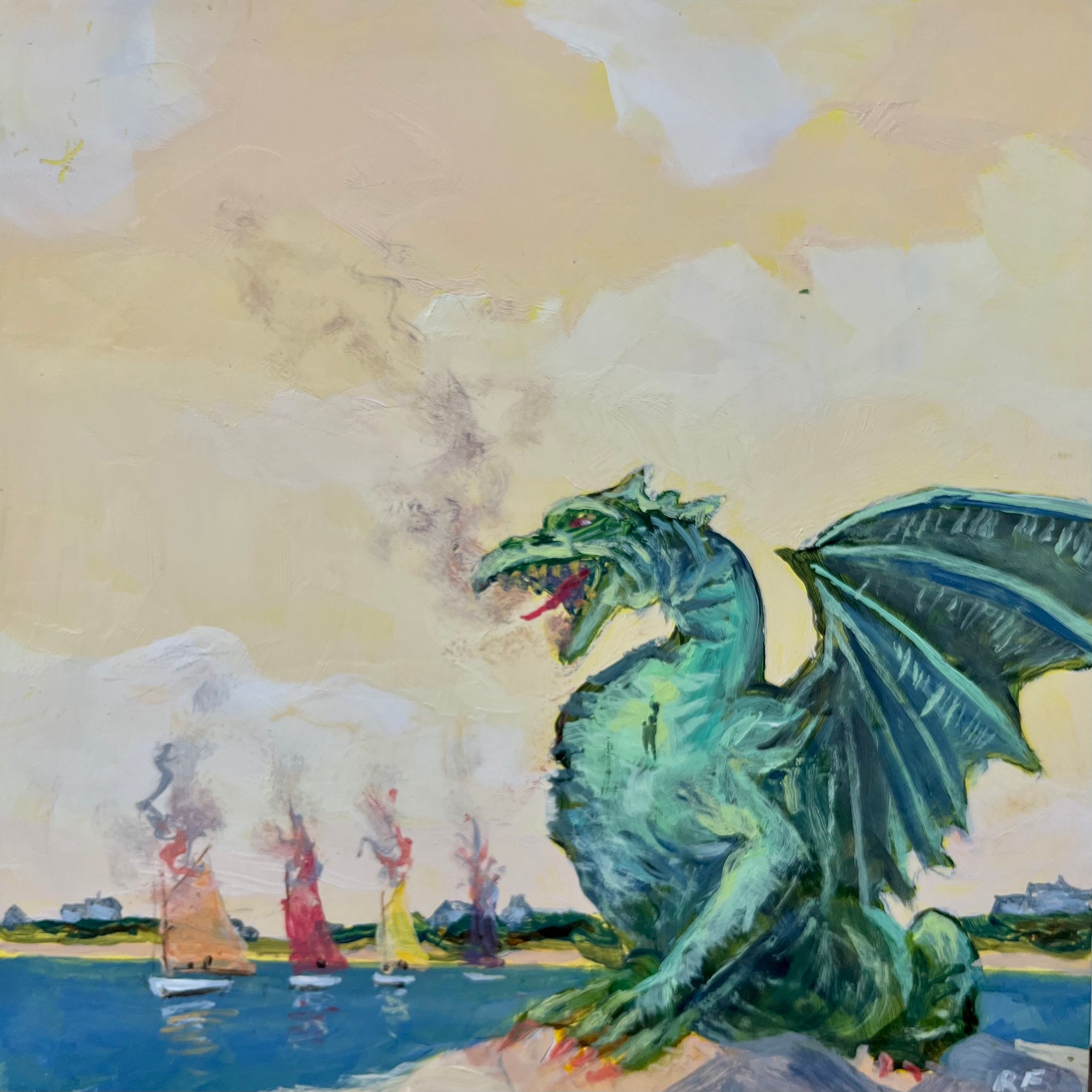 Rainbow Fleet on Fire