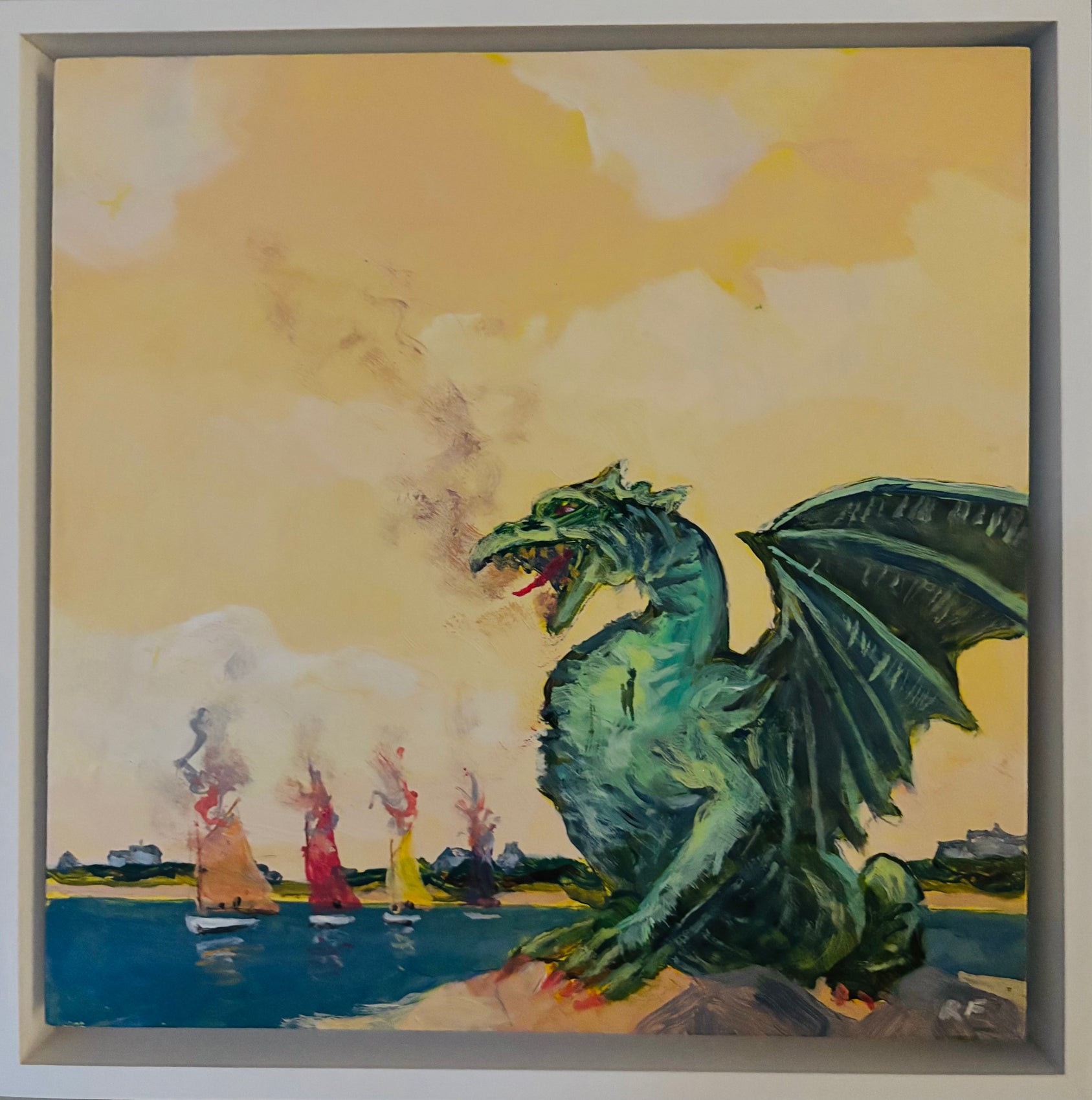 Rainbow Fleet on Fire