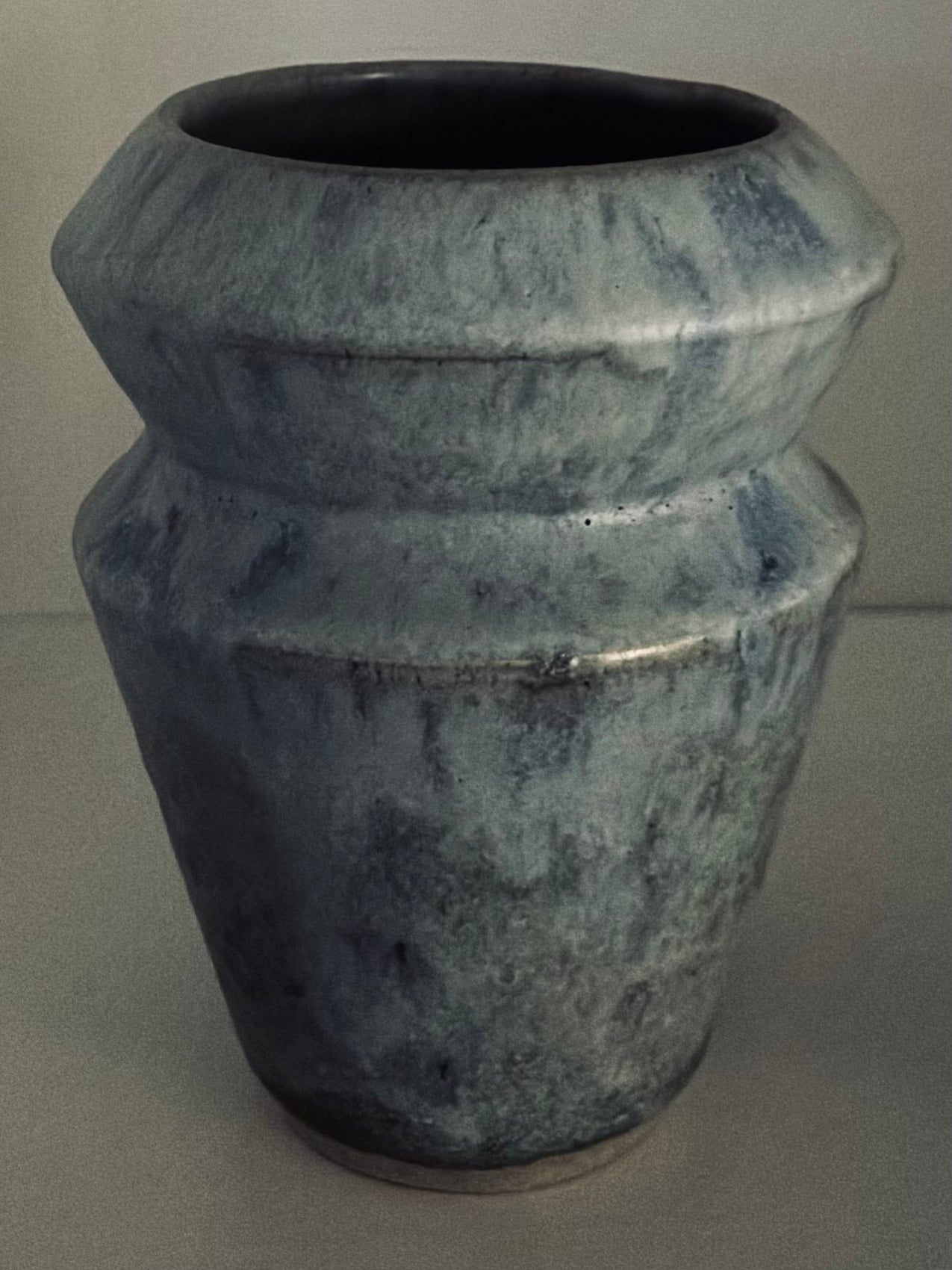 Angular Vase Blue