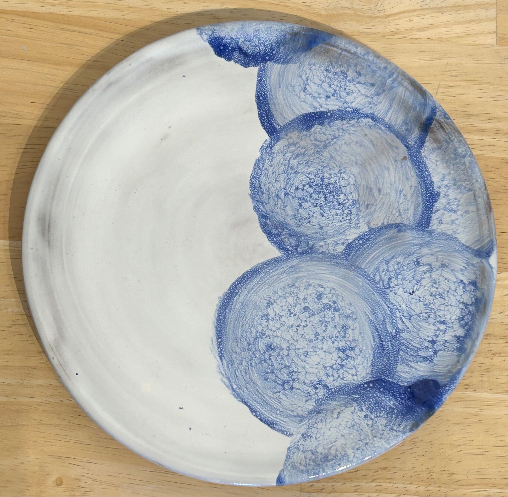 Blue Circles Plate