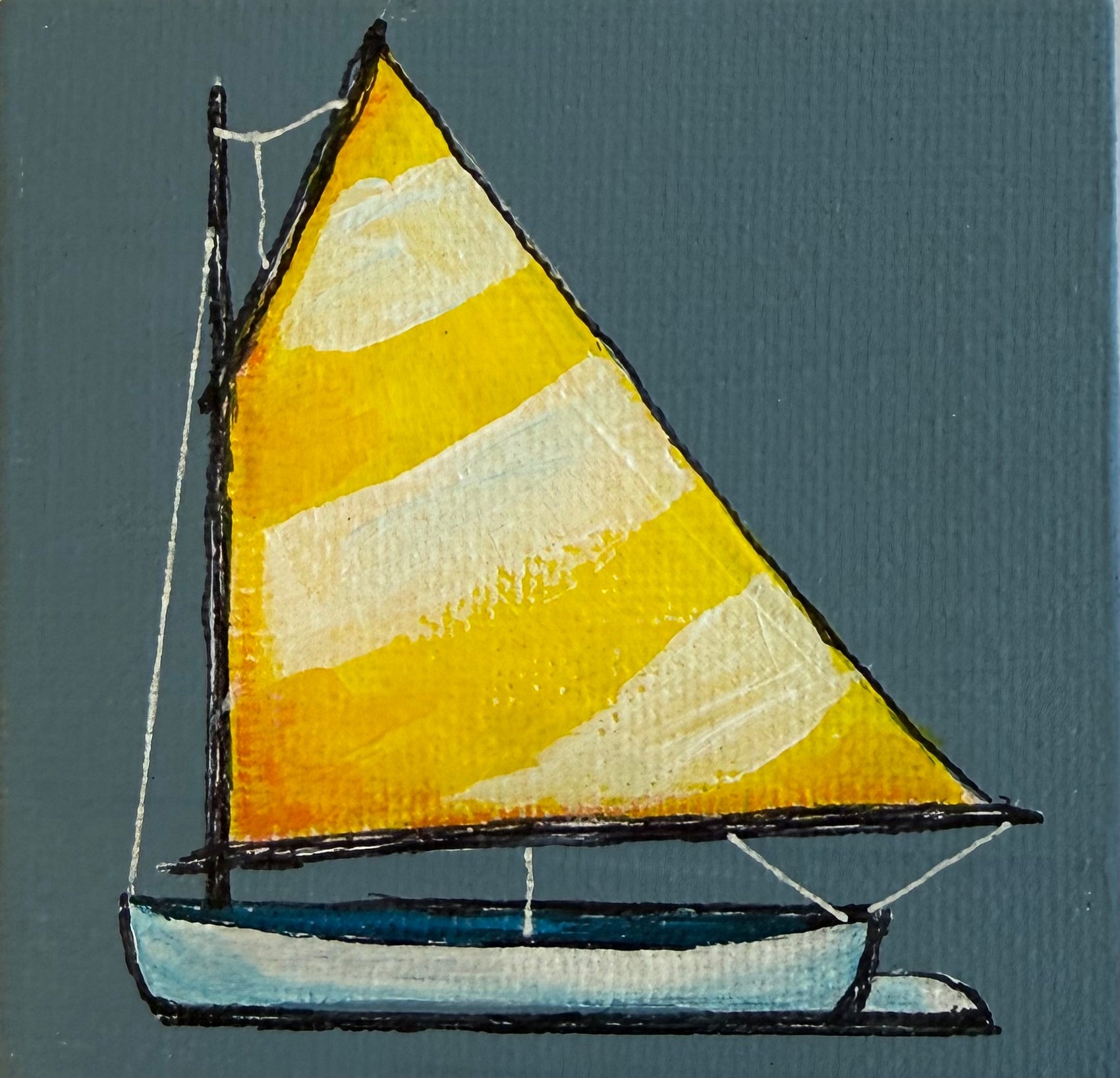 Rainbow Fleet - Yellow w/stripes