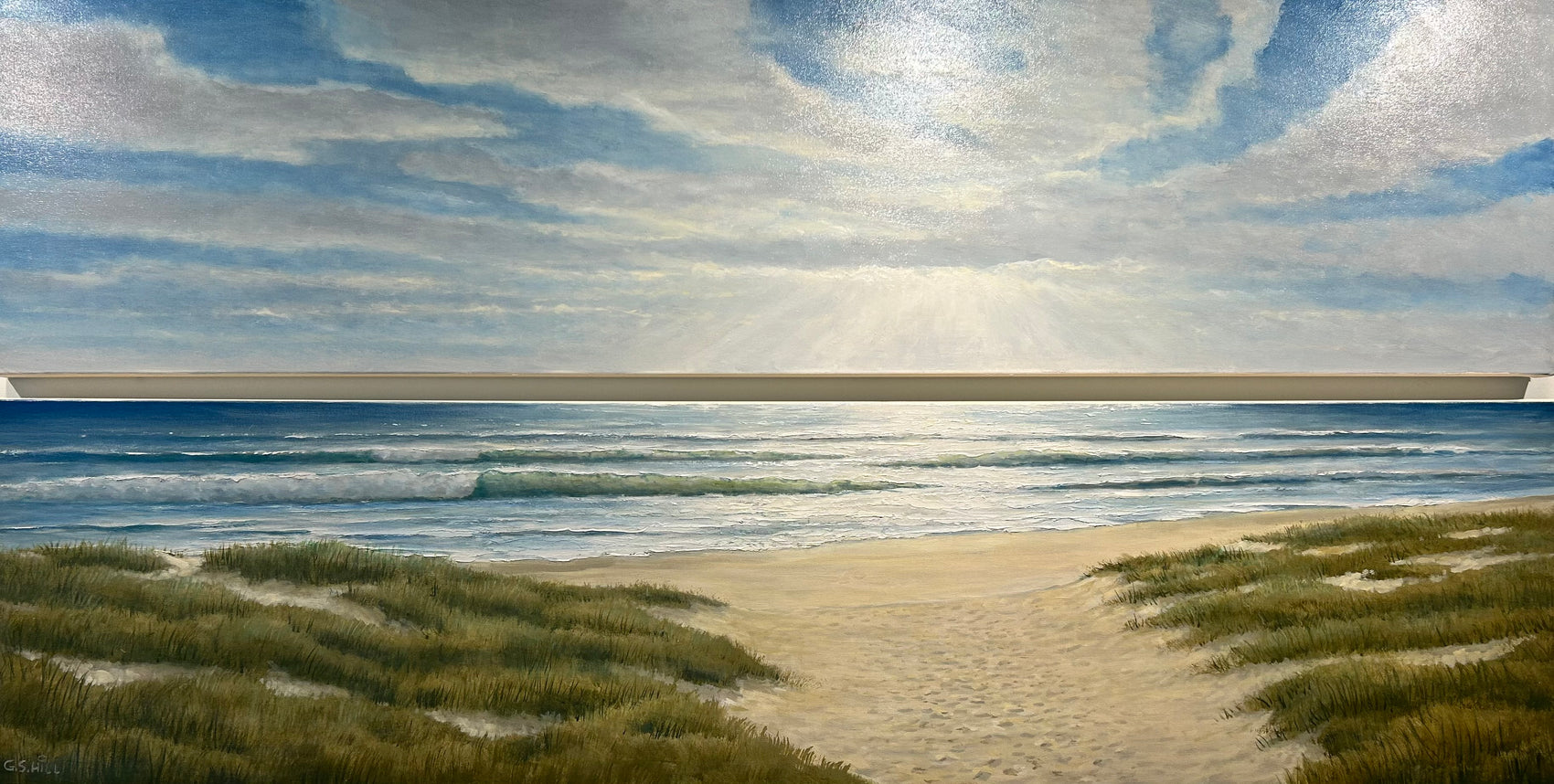 Sand and Sea (Diptych)