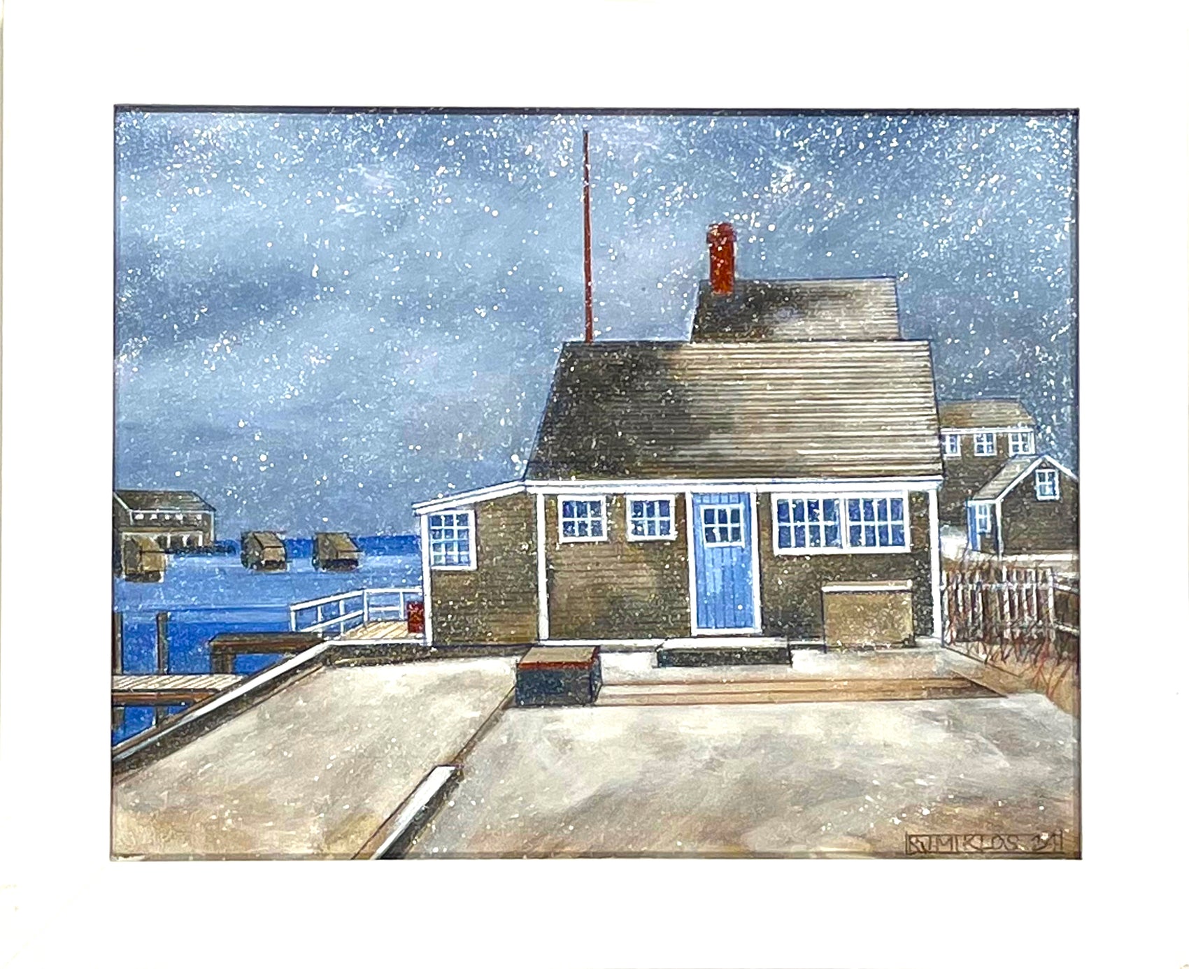 Snow Fog #1 - North Wharf